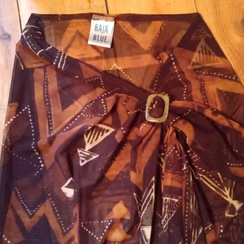 NWOT Baja Blue sarong